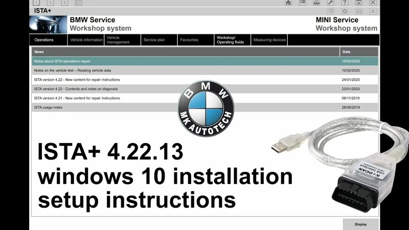 Rheingold ISTA D - BMW How to install and setup ISTA+ with K-DCAN Cable ...