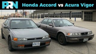 Honda Accord vs Acura Vigor | TestDrive Showdown