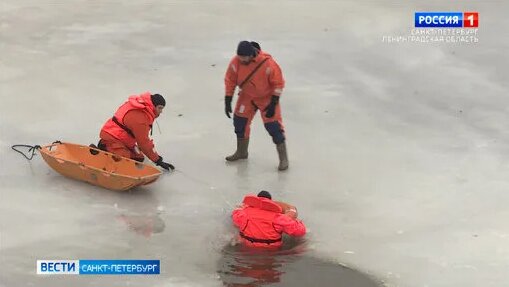 Петербургские спасатели отрабатывали чрезвычайные ситуации, вызванные весенними паводками — Видео от...