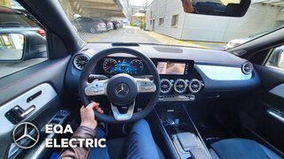 2021 Mercedes EQA Electric Test Drive Review POV