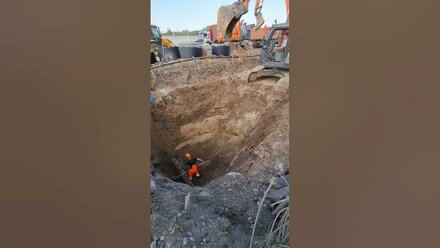 Строительное водопонижение на участке по прокладке новых инженерных сетей. г.Казань ул. Тихорецкая