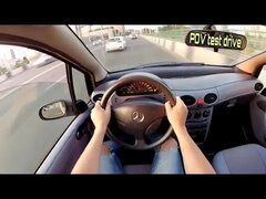 2001 Mercedes A class W168 (1.6 AT) POV Test Drive