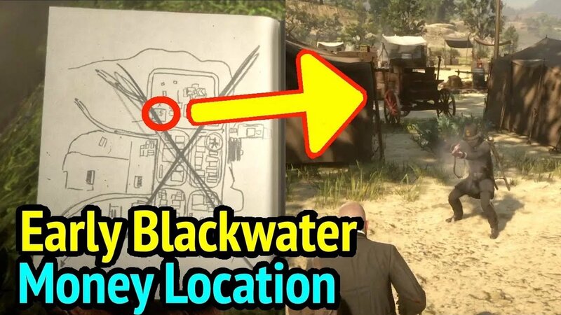 Early Blackwater Money Location in Red Dead Redemption 2 (RDR2): $ Sign ...