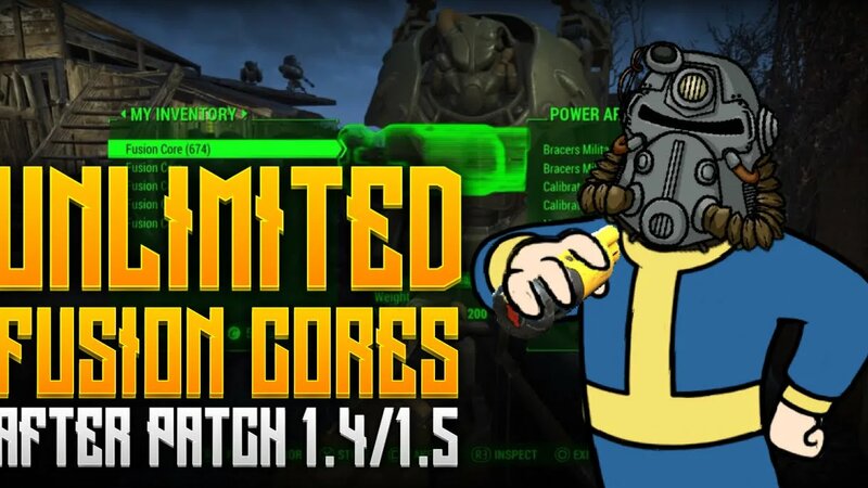 Fallout 4 - Unlimited Fusion Cores Method! (After Patch 1.4/1.5 ...