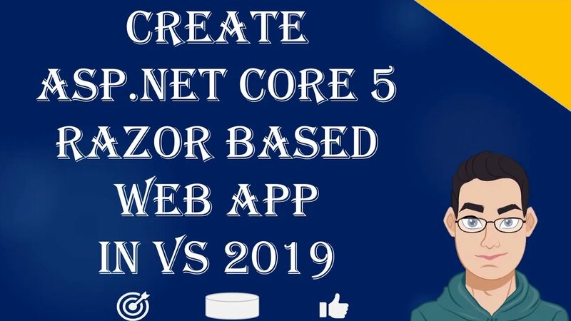 Create ASP.NET Core 5 Web Application Using Razor Pages In Visual ...