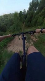 MTB POV | ПРЫГНУЛ В ЯМУ НА ВЕЛОСИПЕДЕ