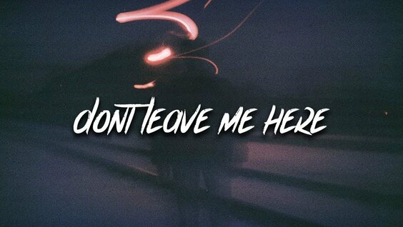 Coldsteeze - Don't Leave Me Here (Lyrics / Lyric Video) - YouTube Music ...