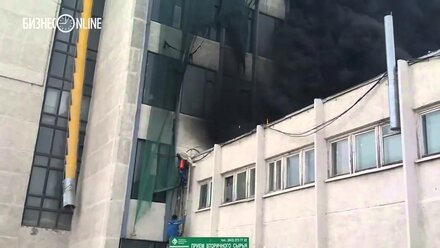 В Казани на территории Московского рынка произошёл пожар
