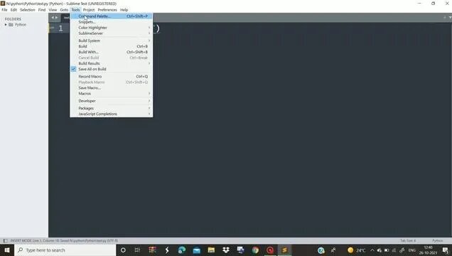 How To Run Python In Sublime Text 3 | sublime text 3 # Code Running # ...