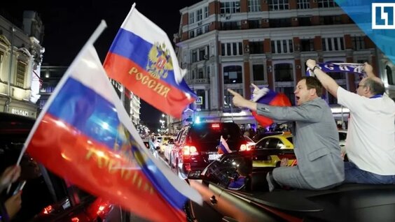 Вот так празднуют победу — Видео от LIFE.ru