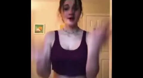 Braless no bra bouncy bouncing boobs dancing tiktok nip slip boob 