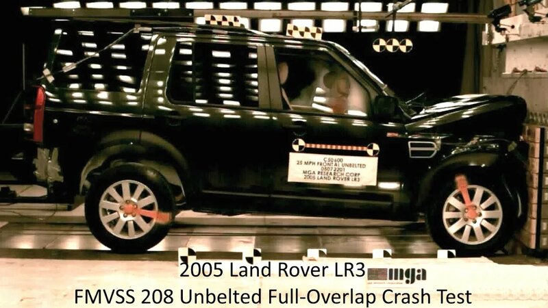 2005-2016 Land Rover LR3 / LR4 Fmvss 208 Unbelted Full-Overlap Crash ...
