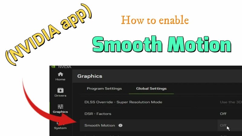How to enable Smooth Motion on Nvidia app - Yandex Video aramada ...
