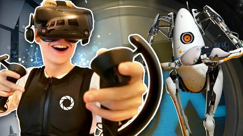 Valve Index Controllers - First Impressions (Aperture Hand Lab Gameplay ...