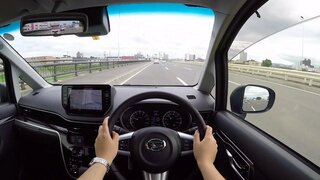 【Test Drive】 2017/2018 New Daihatsu MOVE Custom Turbo 4WD - POV City Drive