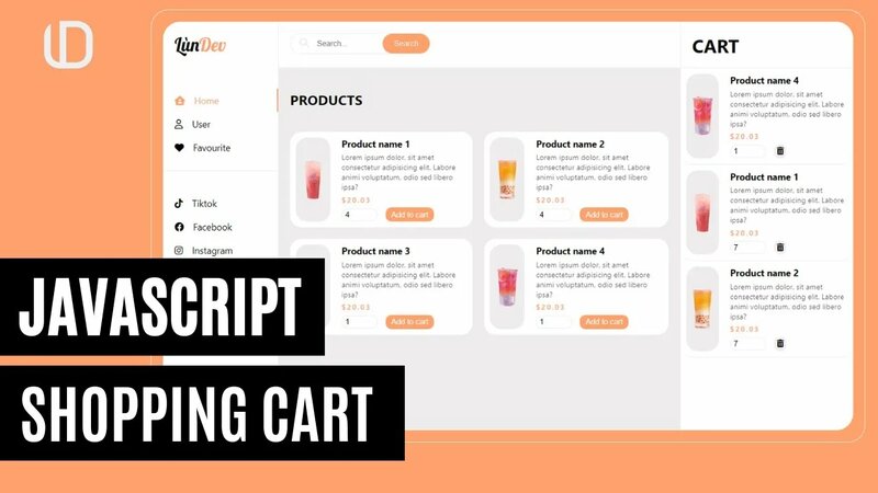 Shopping Cart using HTML CSS and Javascript - Смотреть онлайн в поиске ...