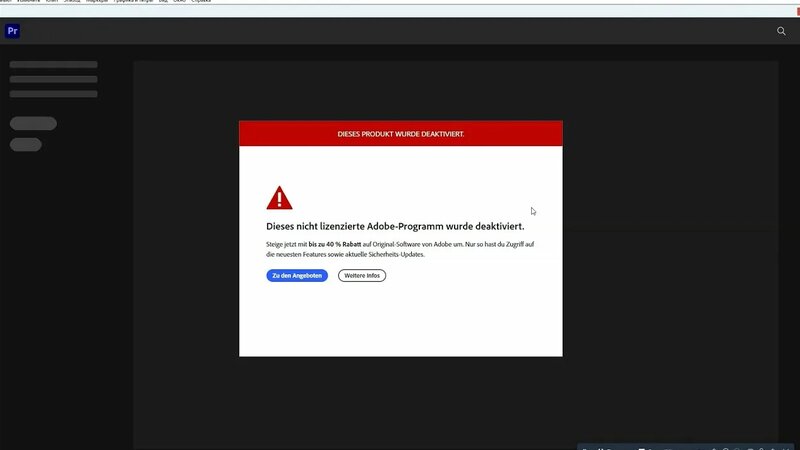 Как убрать ошибку Adobe: This unlicensed app has been disabled (решение ...