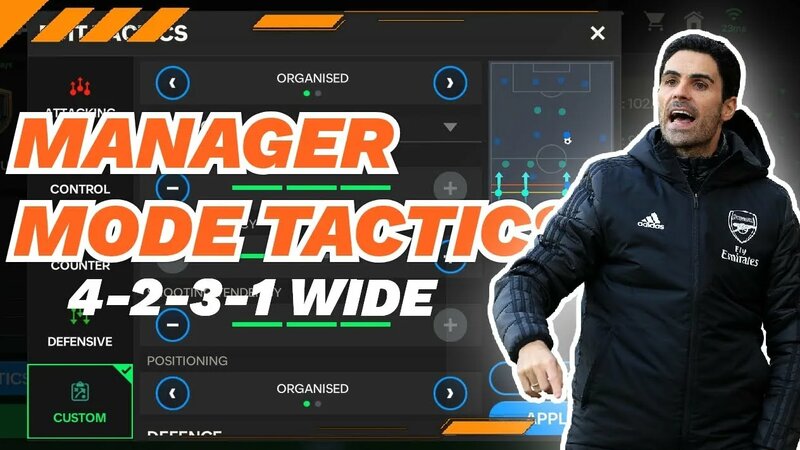 Manager MODE Tactics 4-2-3-1 Wide EA Sports FC Mobile - Yandex Video ...