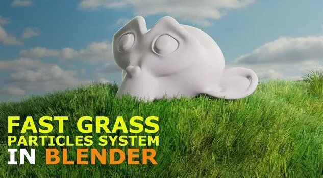 Tutorial: FAST Particle Grass | Blender For Beginners - Смотреть онлайн ...