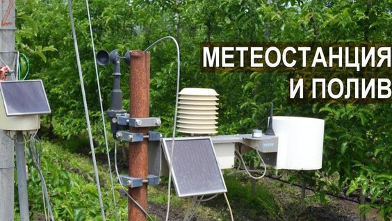 Зачем нужна метеостанция в интенсивном саду? Организация полива сада в ООО Фазенда — Видео ...