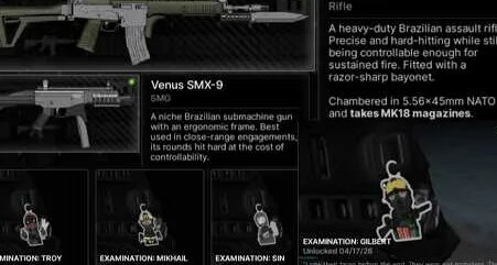 Roblox Project APEX - All Current Examination Collab Gear (Weapons ...