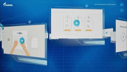 ГАЗПРОМ, Разработана интерактивная презентация для форума ПМГФ 2023, презентация проекта