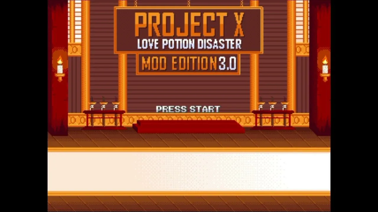 Project X Love Potion Disaster Mod Edition OST - Warning Screen