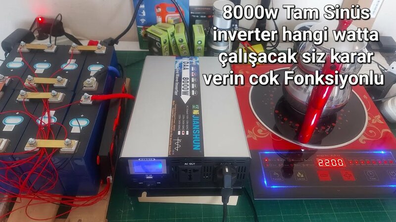 8000w tam sinüs inverter bu muhteşem ürünle neler yapabiliriz neler ...