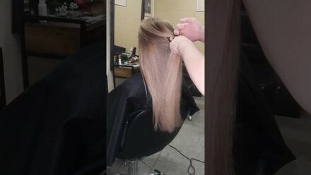 сложное окрашивание через начес похоже на мелирование, айртач