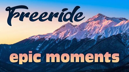 #Freeride seson 20/21 epic moments