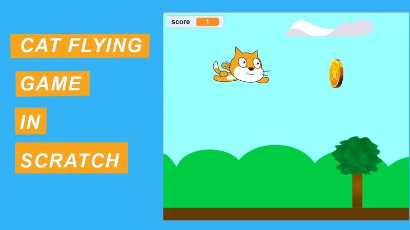 Lecture: 09 | MAKE CAT Flying GAME IN Scratch | Game Development ...