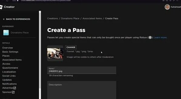 How to create a game pass with new roblox creator dashboard - Смотреть ...