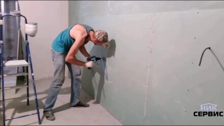 Работа ленточным шуруповертом