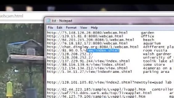 How to hack IP cameras on net