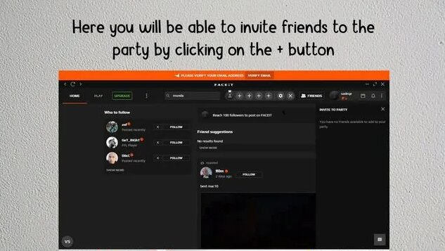 How To Invite Friends To Party in Faceit | Create Group in Faceit ...