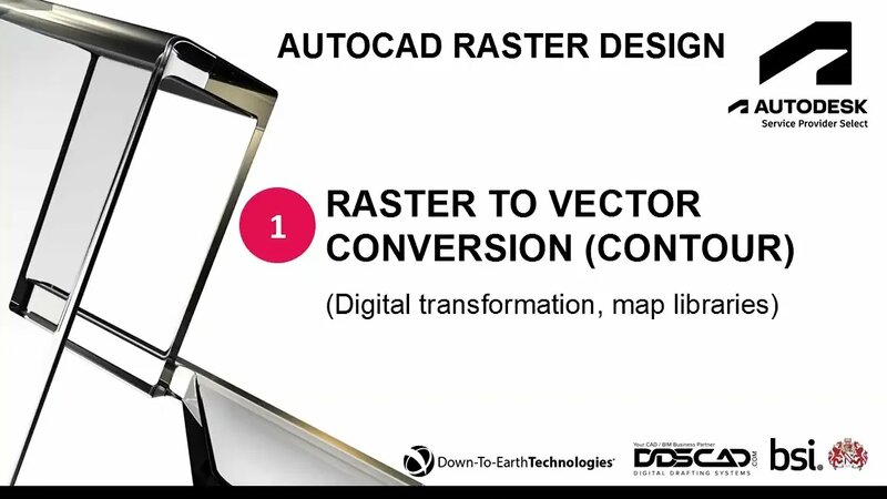 Civil 3D and raster design 2023 digital transformation raster to vector ...