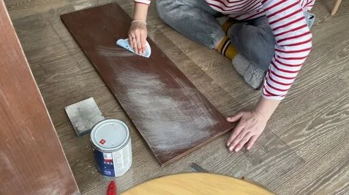 Не выбрасывайте старую мебель . Перекраска комода из ДСП. - Смотреть ...