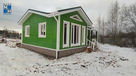 Каркасный дом 8 на 7,2 в Ярославле