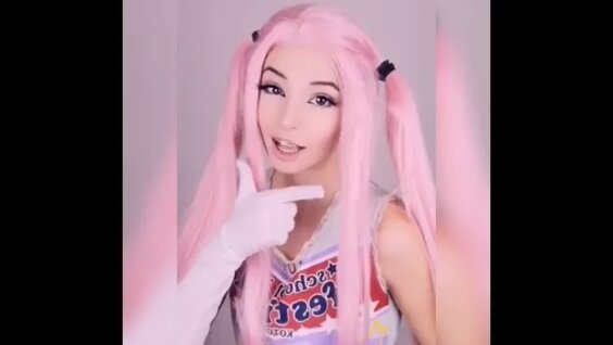 Pink Hair Tik Tok Girl