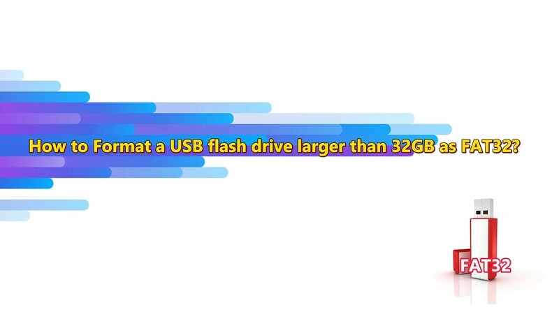 How to Format a USB flash drive larger than 32GB as Fat32 on Windows 10 ...