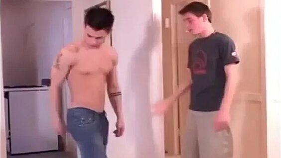 Үлкен мүшесі бар ұқыпты кішкентай киска