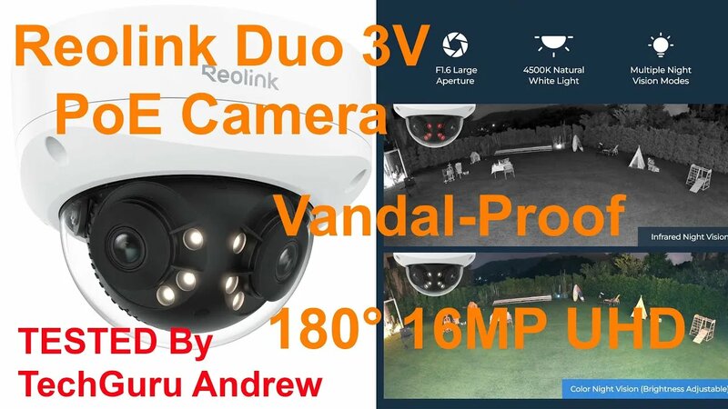 Reolink Duo 3V 16MP UHD IK10 Vandal Proof PoE Camera - Yandex Video ...