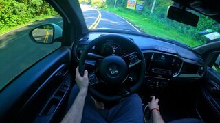 Новый Fiat Strada Freedom (1.3) 2022 / POV Тест-драйв 4K (Без комментария)