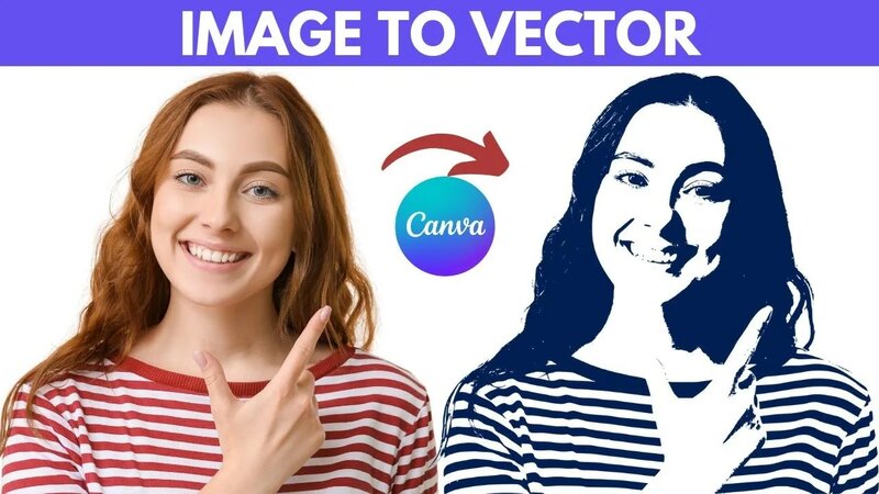 How to convert image to vector in Canva tutorial for beginners ...