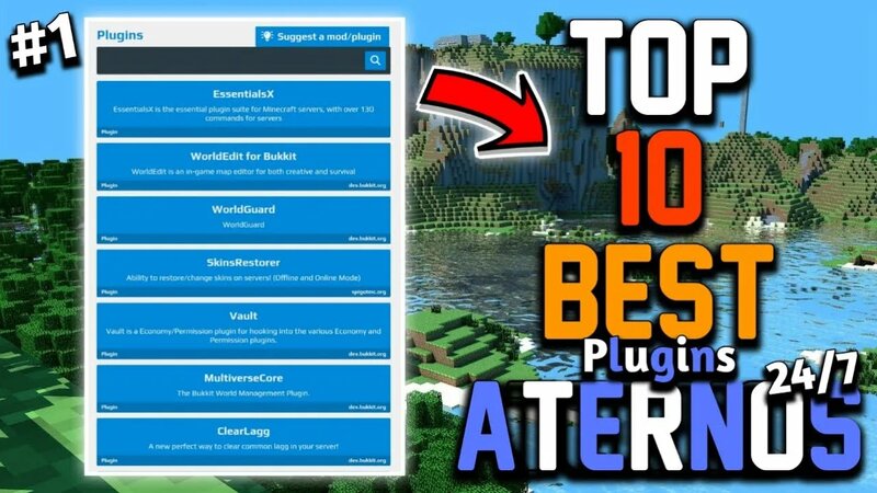 Top 10 Best Plugins For Aternos |#minecraft #aternos - Yandex Video ...