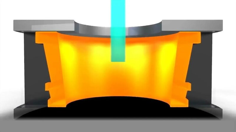 Vertical Centrifugal Casting Animation | MetalTek: Metal Casting ...