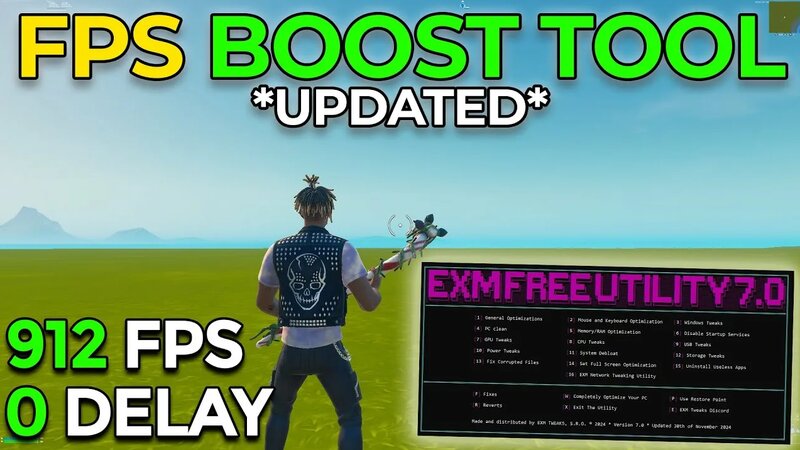 Ultimate* FPS Boost Tool (Boost Fps, Lower Input Delay & Latency ...