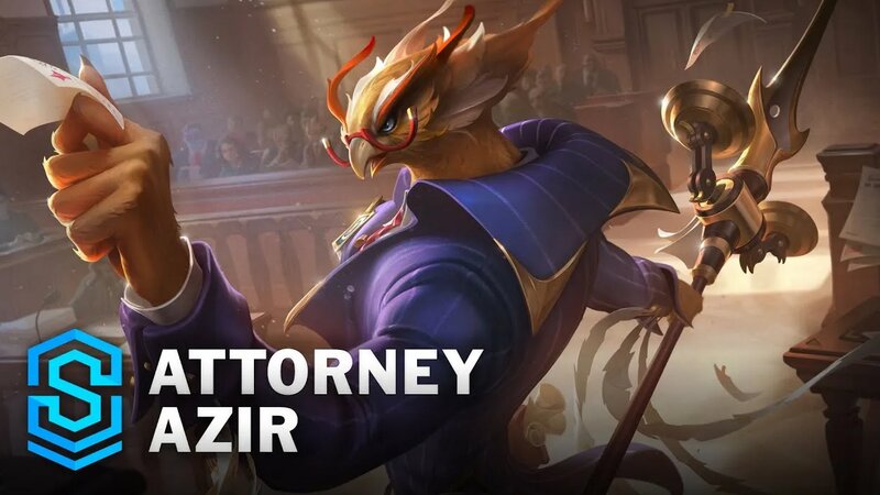 Attorney Azir Skin Spotlight - League of Legends - Yandex Video aramada ...