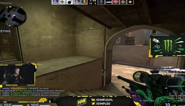 S1mple Положил четверых в ряд с usp на fpl! симпл и бумыч играют фпл CS ...