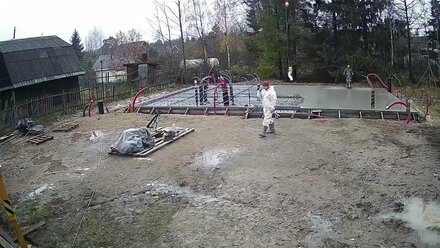 Фундамент УШП под Газобетонный дом. Ленинградская область.